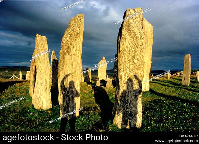 Stone Circle of Callanish, Stones of Callanish, Shadow Man and Woman, Megalithic Culture, Neolithic Age, Cult Site, Callanish, Breasclete, Isle of Lewis