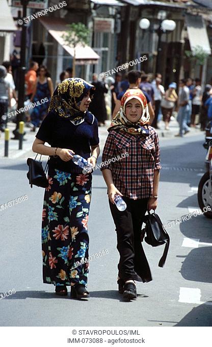 Thrace, Xanthi Muslim women, market