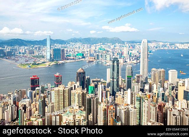 Hong Kong Skyline from Victoria Peak