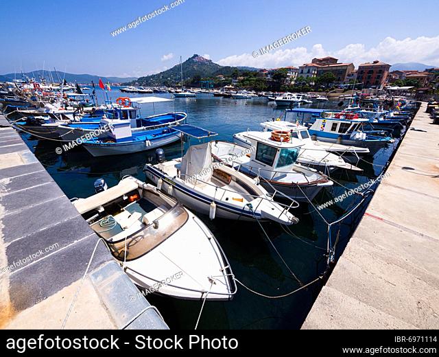 Port of San Marco, Santa Maria di Castellabate, Cilento National Park, Parco Nazionale Cilento, Vallo Diano e Alburni, Province of Salerno, Campania, Italy