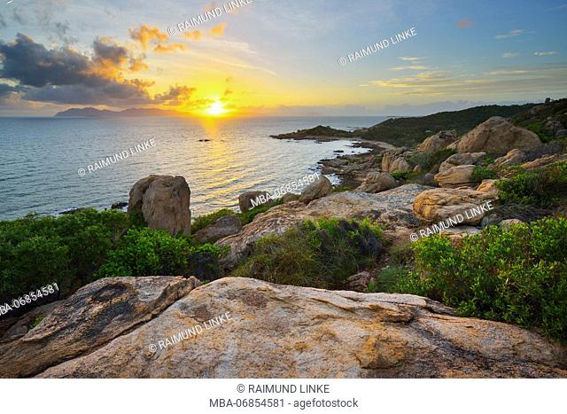 Granite Coast at Sunrise, Murrays Bay, Bowen, Queensland, Australia