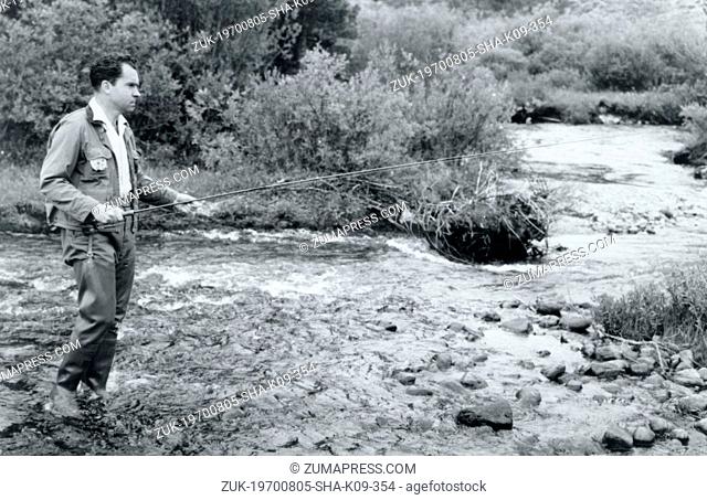 Jun 12, 1952 - Rockies, Colorado, U.S. - RICHARD NIXON (January 9, 1913 – April 22, 1994) was the 37th President of the United States (1969–1974)