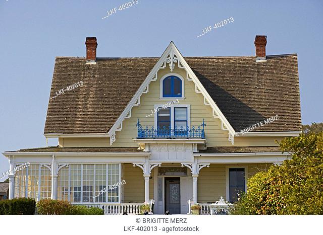 Wooden house at Mendocino, California, USA, America