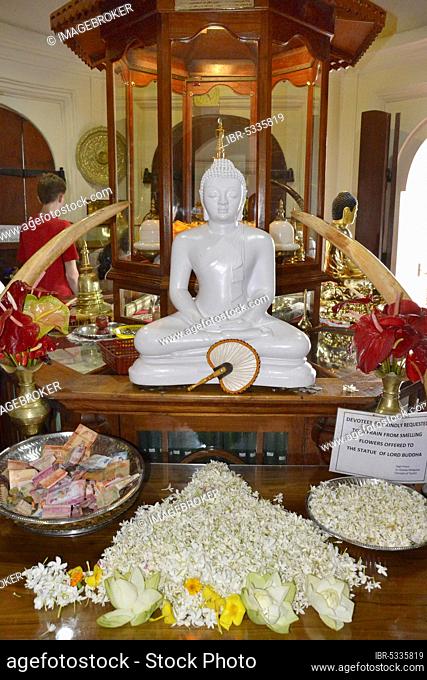 Buddha statue (Temple of the Sacred Tooth) Relic, Sri Dalada Maligawa, Kandy, Sri Lanka, Asia