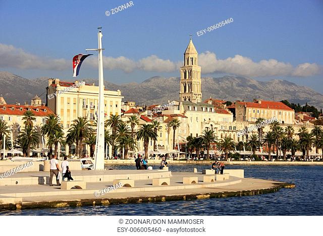 Diocletian's Palace, Split waterfront, Croatia