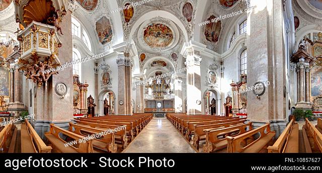 Monastery St. Mang, Fuessen, Bavaria, Germany, Europe