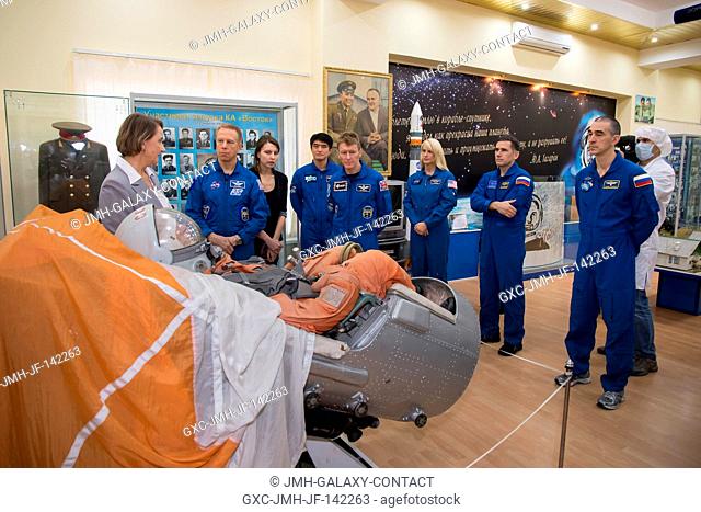 During a break from training, the Expedition 46-47 prime and backup crewmembers toured the Korolev Museum at the Baikonur Cosmodrome in Kazakhstan Dec