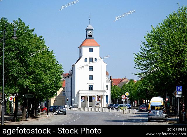 City hall of the town Treuenbrietzen in the Flaeming in Brandenburg - Germany