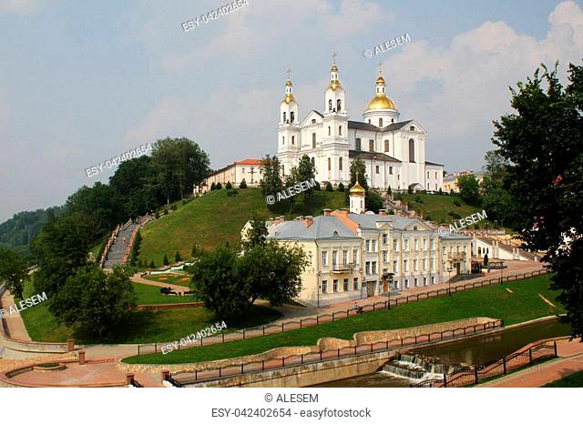 The Holy Spirit Monastery and Cathedral of the Assumption. Belarus, Vitebsk