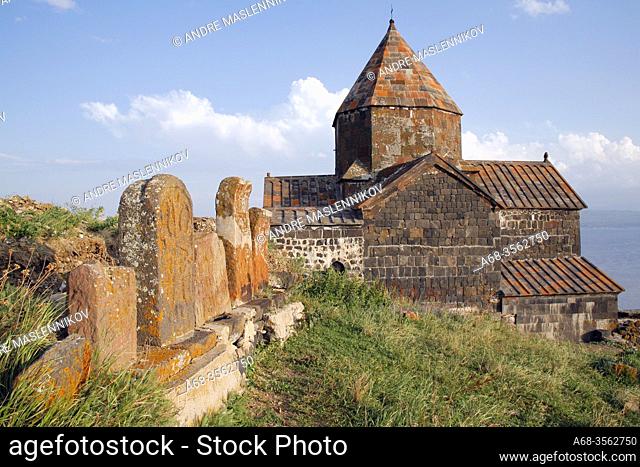 The Church of S. Astvatsatsin is located on a peninsula which was once an island in Lake Sevan. Armenia. Photo: André Maslennikov