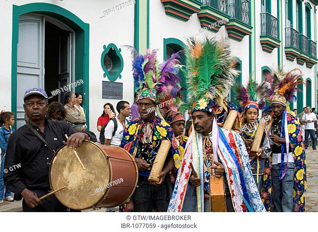 Festa de Nossa Senhora do Rosario dos Homens Pretos de Diamantina, religious festival of the black people of Diamantina, Minas Gerais, Brazil