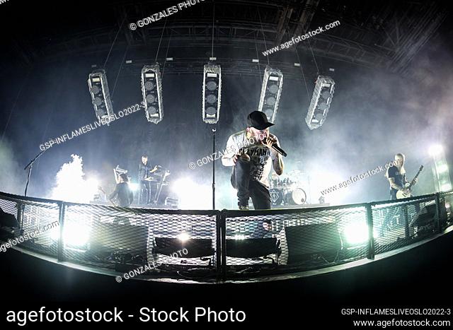 Oslo, Norway. 11th, December 2022. The Swedish heavy metal band In Flames performs a live concert at Oslo Spektrum in Oslo