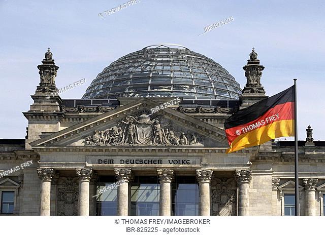Reichstag building, Regierungsviertel, Berlin, Germany, Europe