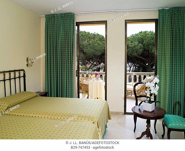 Room in Hotel S'Agaro. Girona province, Catalonia, Spain