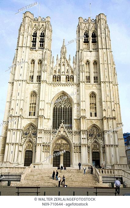 St. Michael's cathedral (aka St. Gudule's). Brussels. Belgium