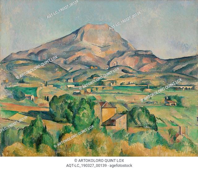 Paul CÃ©zanne: Mont Sainte-Victoire (La Montagne Sainte-Victoire), Paul CÃ©zanne, 1892â€“1895, Oil on canvas, Mont Sainte-Victoire