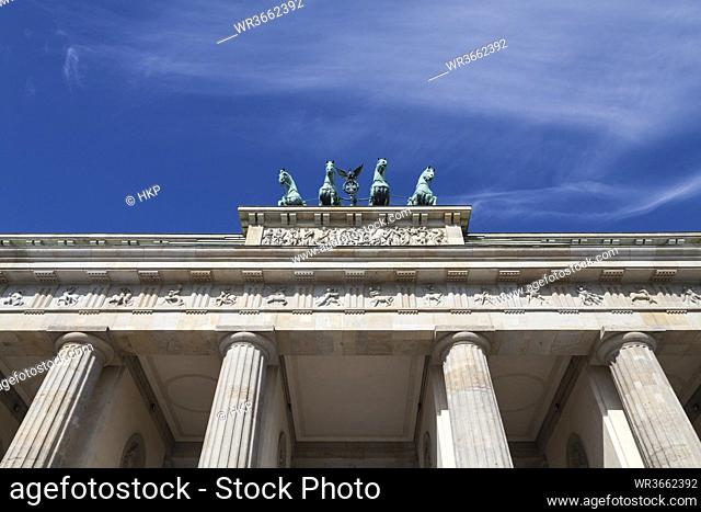 Germany, Berlin, View of Brandenburger Tor