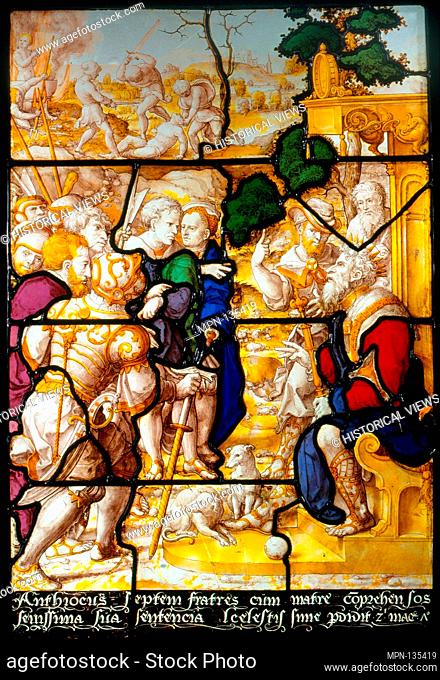 The Martyrdom of the Seven Maccabee Brothers and their Mother. Artist: Designed and executed by Dirck Vellert (Netherlandish, Amsterdam (?) ca