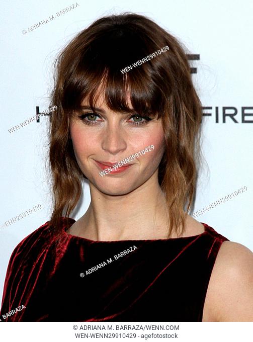 ELLE Women in Hollywood Awards at the Four Seasons Hotel Beverly Hills Featuring: Felicity Jones Where: Los Angeles, California