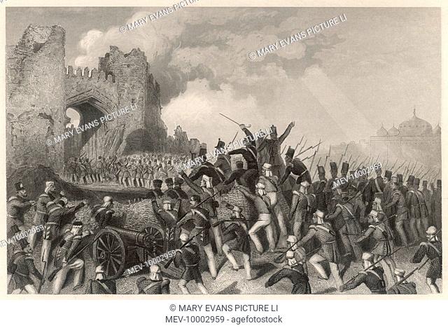 Mutiny - Assault of Delhi - Capture of the Cashmere Gate