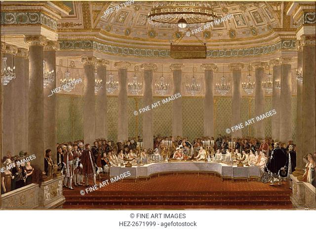 The marriage banquet of Napoleon I and Marie-Louise of Austria April 2, 1810, 1812