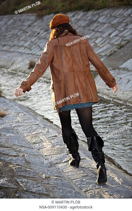 fashion outdoor in creek bed