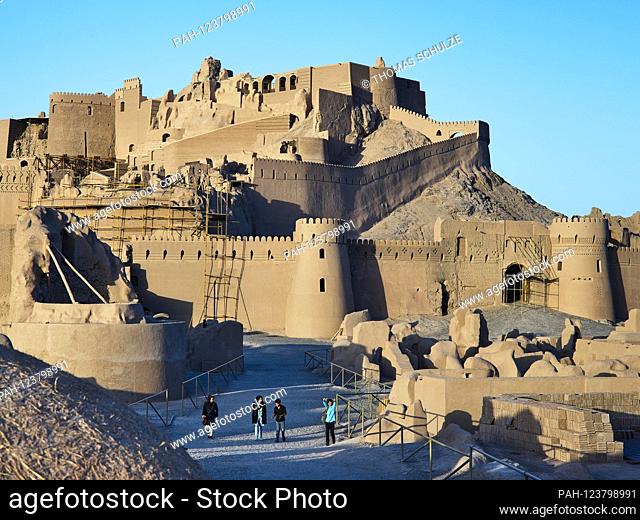 The clay fortress of Bam in southeastern Iran, taken on November 28, 2017. The historic city of plastered mud bricks was devastated by an earthquake on December...