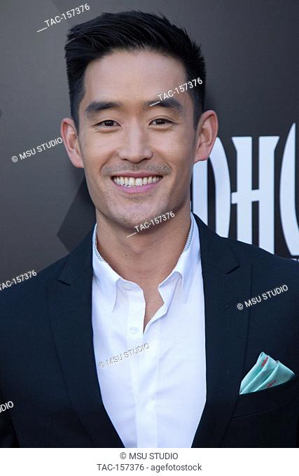 Mike Moh attends the World Premiere of 'Inhumans' at Universal CityWalk on August 28, 2017 in Universal City California