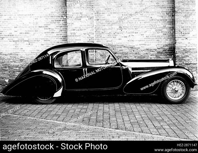 1939 Bugatti Type 57 with body by Figoni et Falaschi. Creator: Unknown