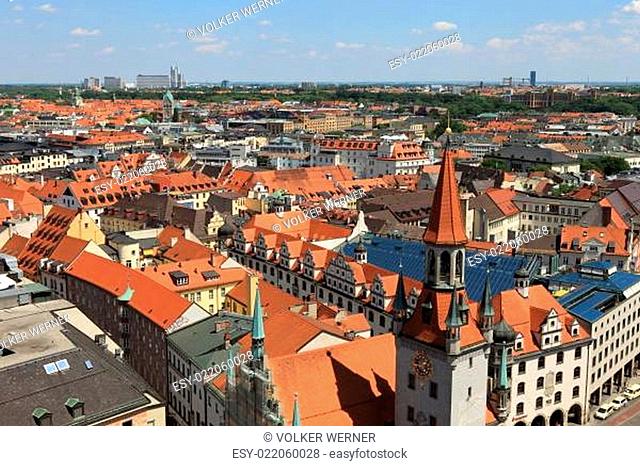 Über den Dächern von München
