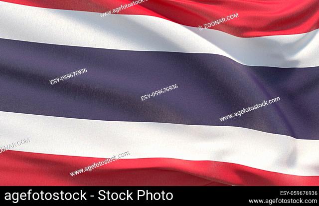 Background with flag of Thailand