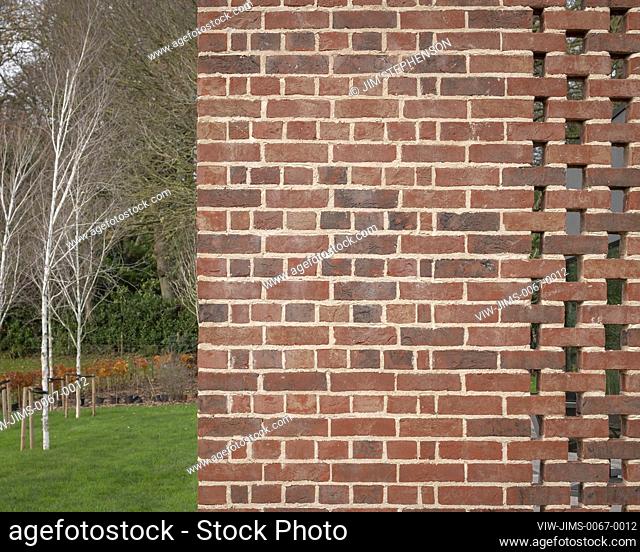 Brick detail. Devon Passivhaus, Undisclosed, United Kingdom. Architect: McLean Quinlan, 2020