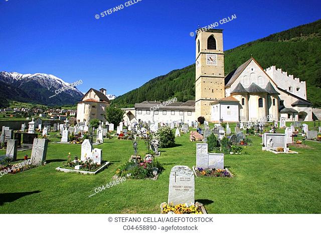 St. John's Benedictine monastery, Müstair. Lower Engadin, Switzerland