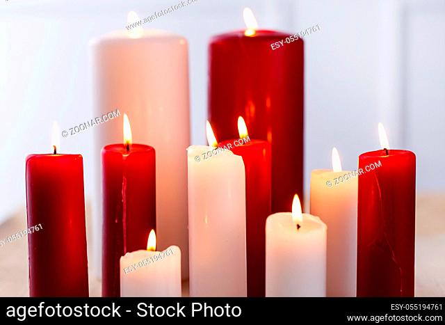 Candles on the table
