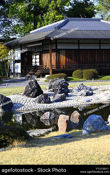 Garden of Nijo castle, Kyoto, Japan