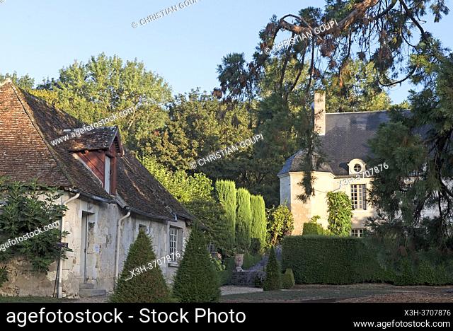 Manor house of Domaine de Poulaines, Poulaines, Department of Indre, Historic Province of Berry, Centre-Val de Loire region, France