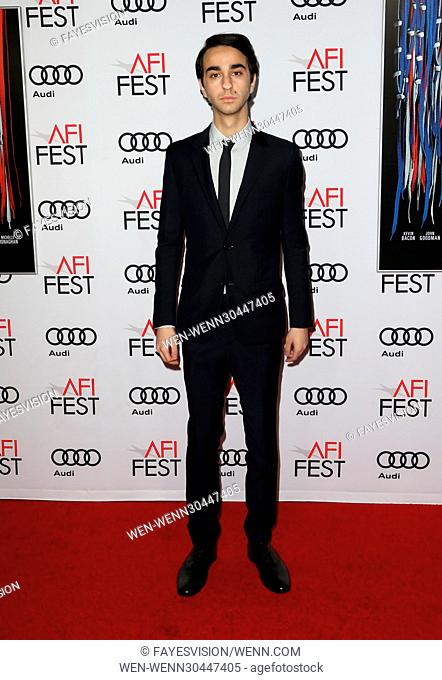 AFI FEST 2016 - Closing Gala - Premiere Of ""Patriot's Day"" Featuring: Alex Wolff Where: Hollywood, California, United States When: 17 Nov 2016 Credit:...