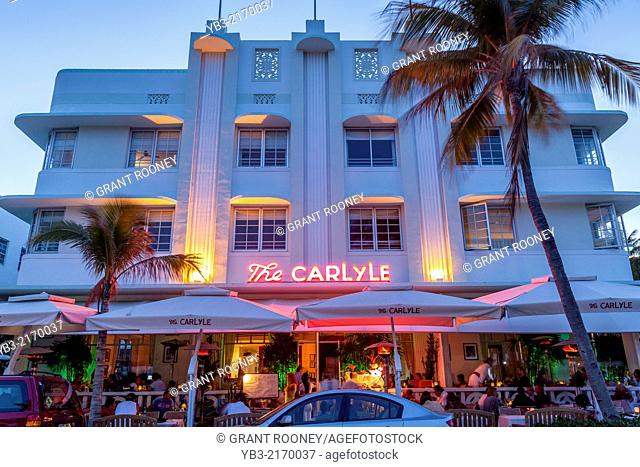 The Carlyle Hotel, South Beach, Miami, Florida, USA