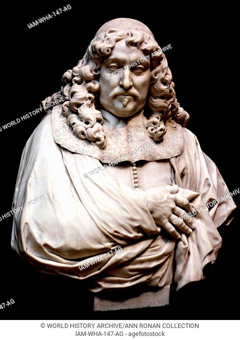 Portrait of Andries de Graeff Artus Quellinus I (1609-1668) Amsterdam, 1661, made of carrara marble. The mayors of Amsterdam were inspired by the ancient Roman...