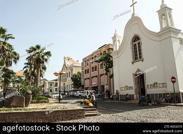 Pro-Cathedral of Our Lady of the Light ( Pró-catedral Nossa Senhora da Luz), Rua da Luz. Mindelo City, Mindelo, St. Vincent Island (São Vicente), Cape Verde
