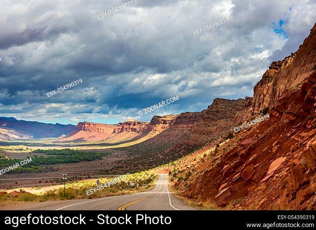 Beautiful landscapes of the American desert