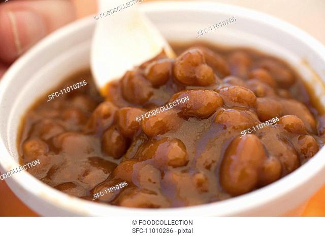Bowl of Barbecue Baked Beans