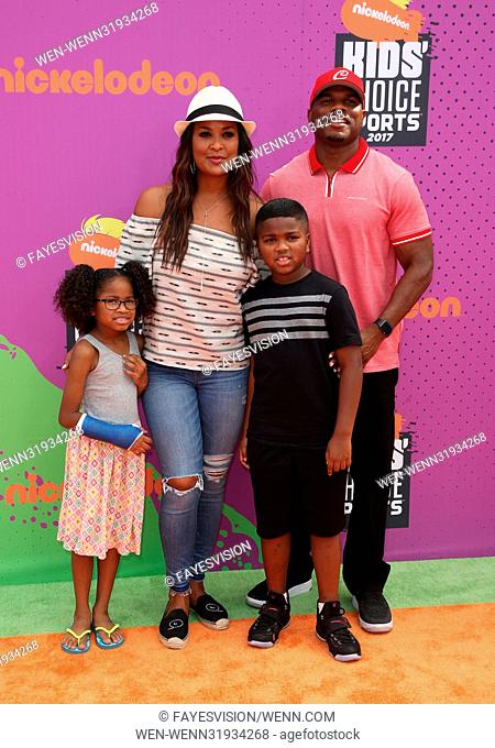 Nickelodeon Kids' Choice Sports Awards 2017 Featuring: Laila Ali, Curtis Conway, Sydney J. Conway, Curtis Muhammad Conway Jr