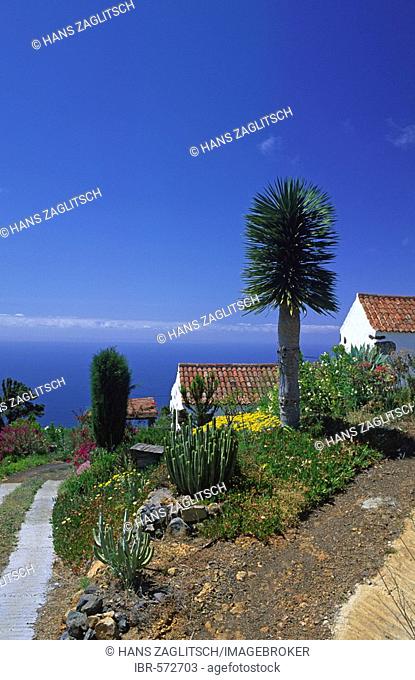 Typical farm house (casa rural) on the island, La Palma, Canary Islands, Spain