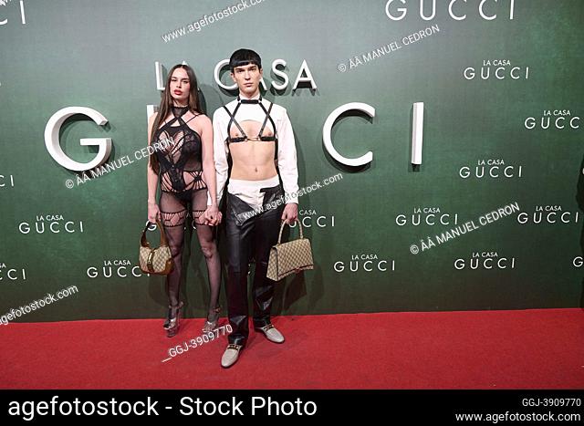 Maria Forque asiste al estreno de 'House of Gucci' en el Cine Callao el 23 de noviembre de 2021 en Madrid, España
