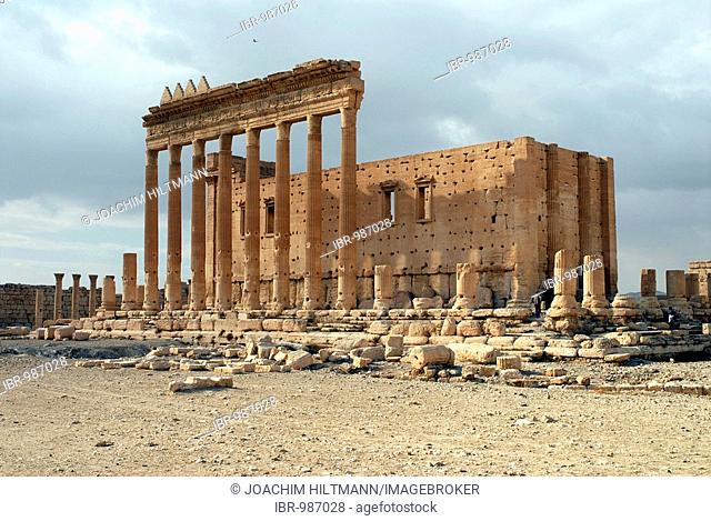 Ruins of the Baal-Temple in Palmyra, Syria, Near East, Asia