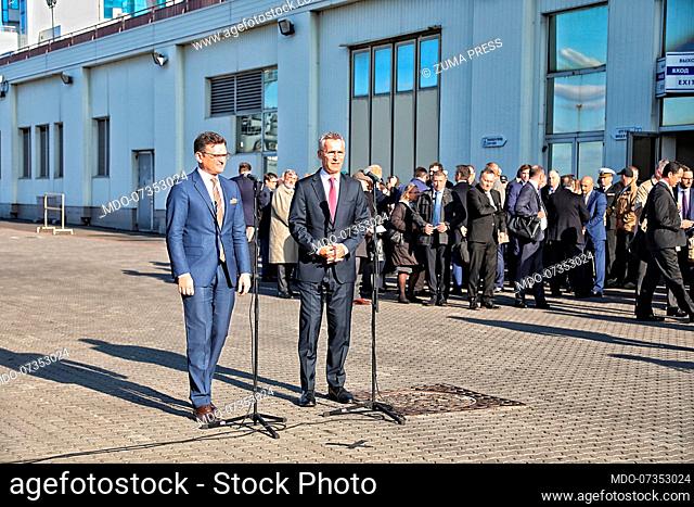 October 30, 2019, Odesa, Ukraine: Deputy Prime Minister for European and Euro-Atlantic Integration of Ukraine Dmytro Kuleba and NATO Secretary General Jens...