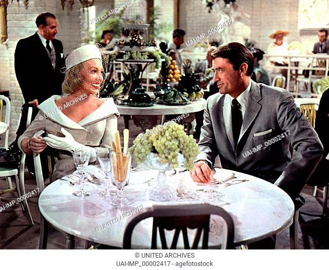 Warum hab' ich ja gesagt?, (DESIGNING WOMAN) USA 1957, Regie: Vincente Minnelli, DOLORES GRAY, GREGORY PECK, Stichwort: Restaurant, Tisch