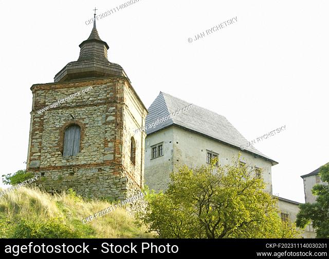 Castle Lipnice nad Sazavou, Czech Republic, September 27, 2023. Castle Lipnice is one of the largest Czech castles, founded in the early 14th century by the...