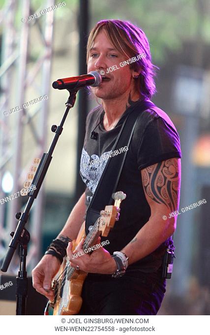 Keith Urban performs live on the 'Today' show's Toyota Concert Series at Rockefeller Plaza Featuring: Keith Urban Where: New York City, New York